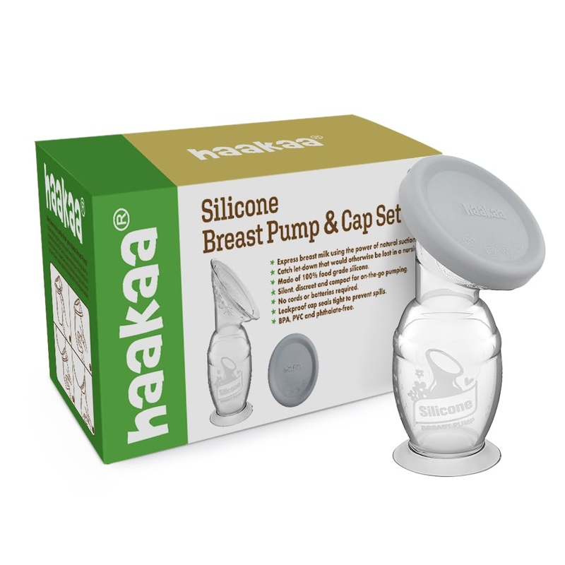 Haakaa Gen 2 Silicone Breast Pump & Lid Set 5oz