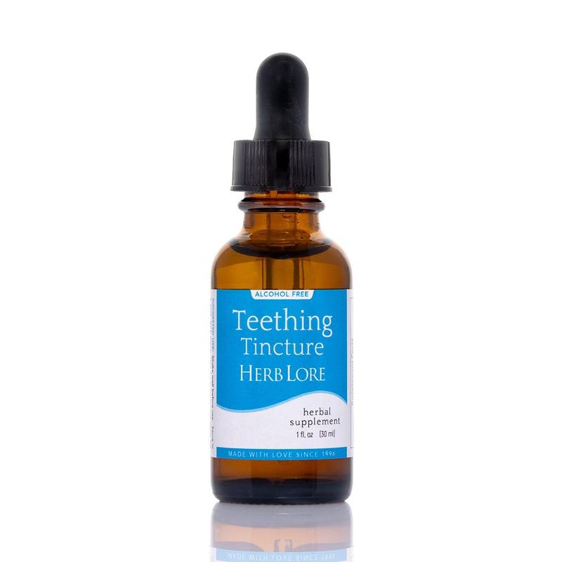 Herblore Teething Tincture (Non-Alcohol) - Certified Organic 1oz