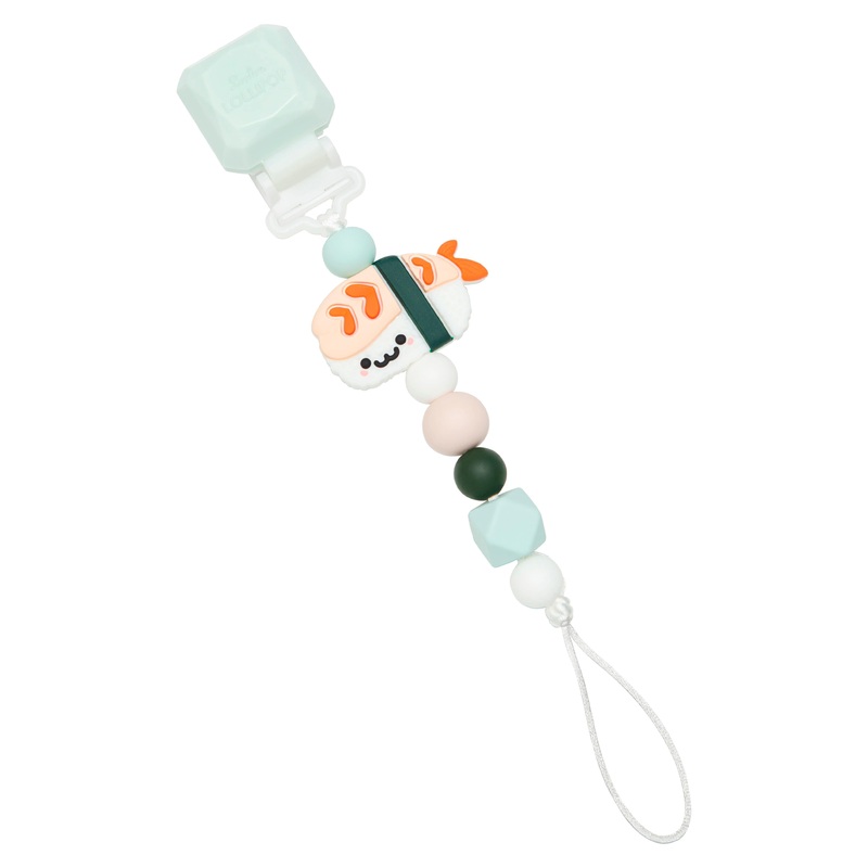Loulou Lollipop Pacifier Clips Ebi Shrimp