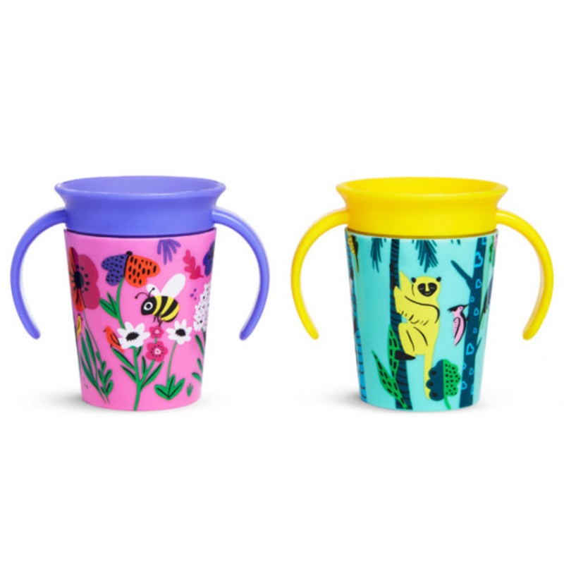 Munchkin Miracle 360 Trainer Cups 6oz Bee/Lemur 2 Pack