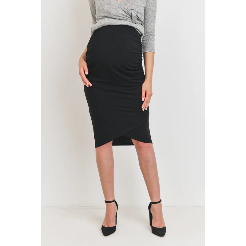 Hello Miz Rayon Modal Maternity Tulip Skirt Small