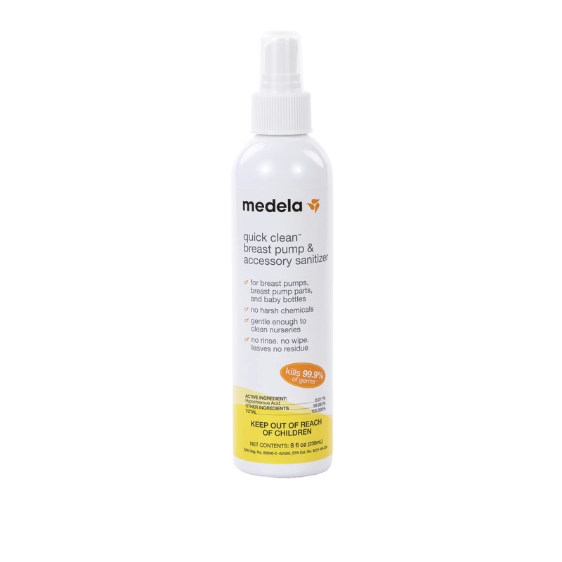 Medela Quick Clean Breast Pump & Accessory Sanitizer 8oz