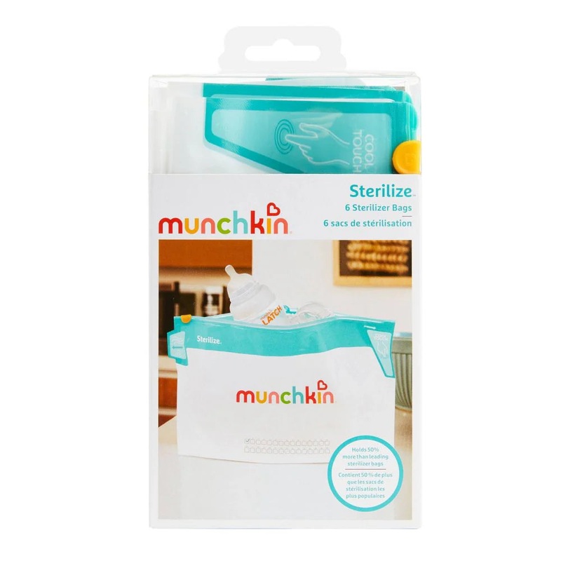 Munchkin Sterilize Jumbo Sterilizer Bags 6 Count