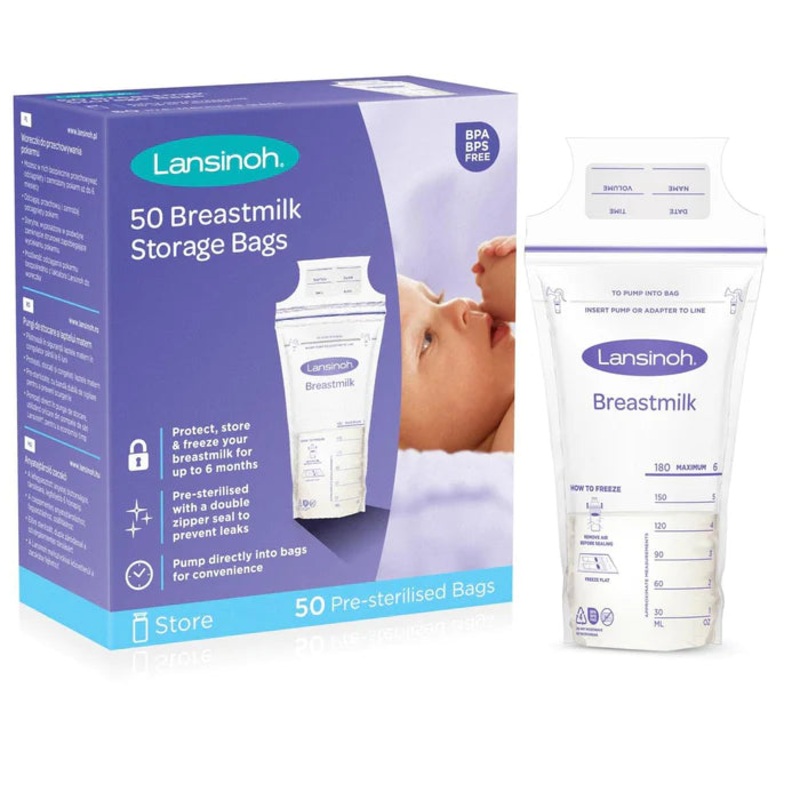 Lansinoh Breastmilk Storage Bags - 6oz 200 Count