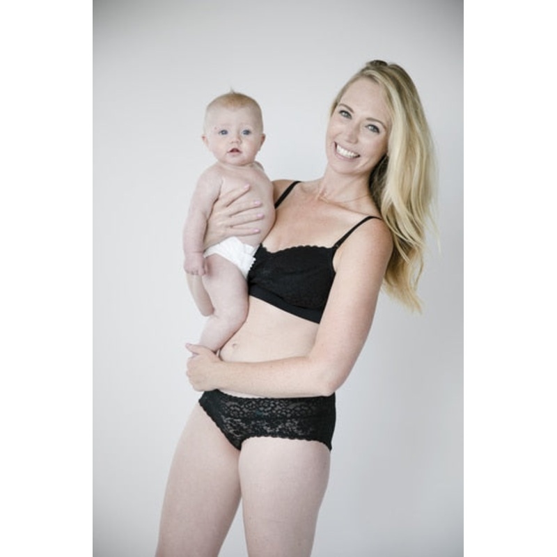 The Dairy Fairy Pippa Nursing Bra 2/S Black