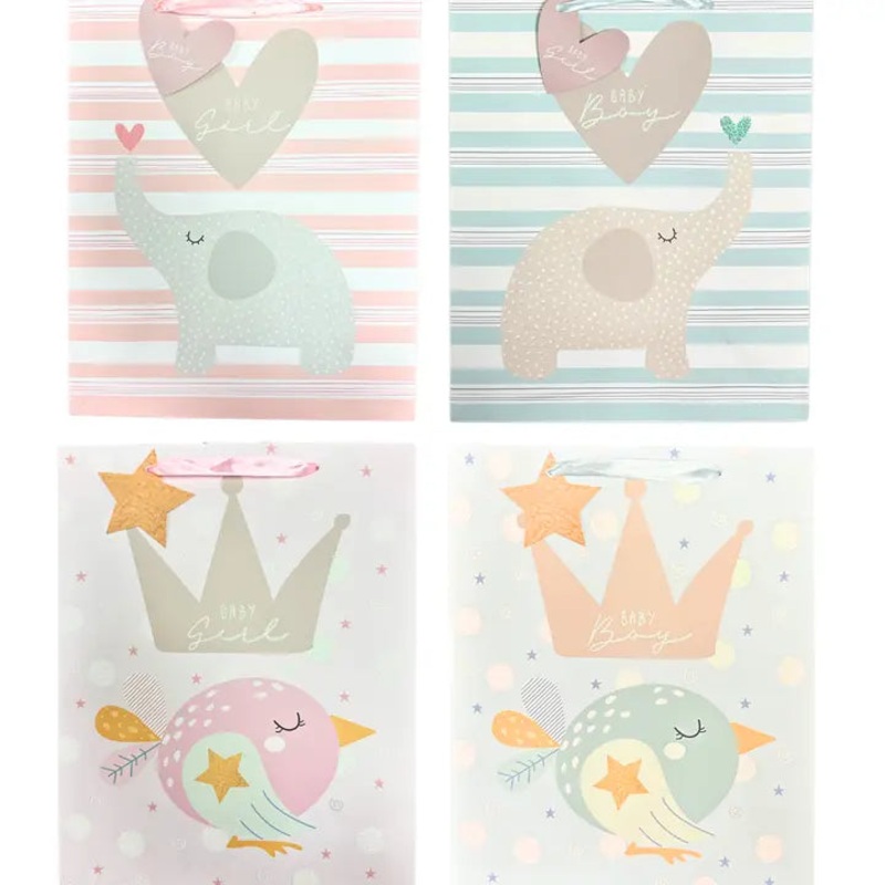 Baby Gift Bags (Sold Separately) Rocking Horse Girl