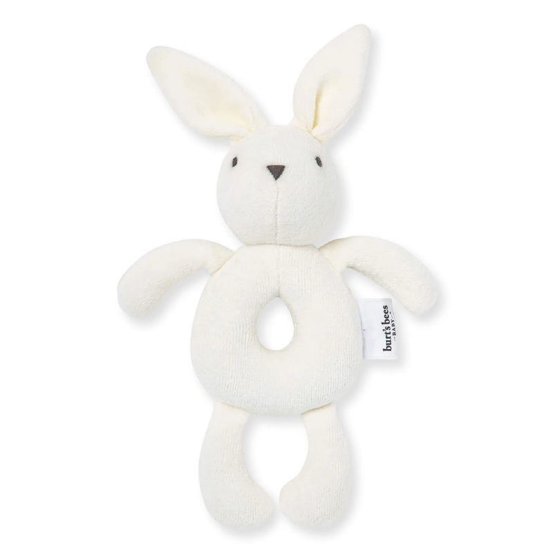 Burt's Bees Baby Plush Baby Rattle Puppy
