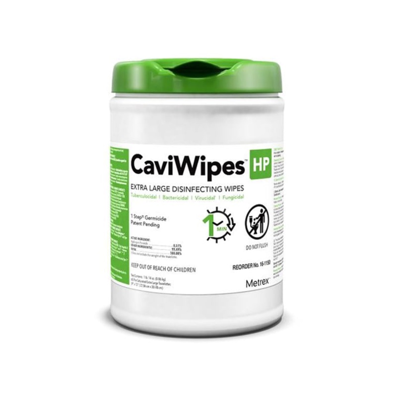 CaviWipes HP Surface Disinfectant Large Canister 160 Count