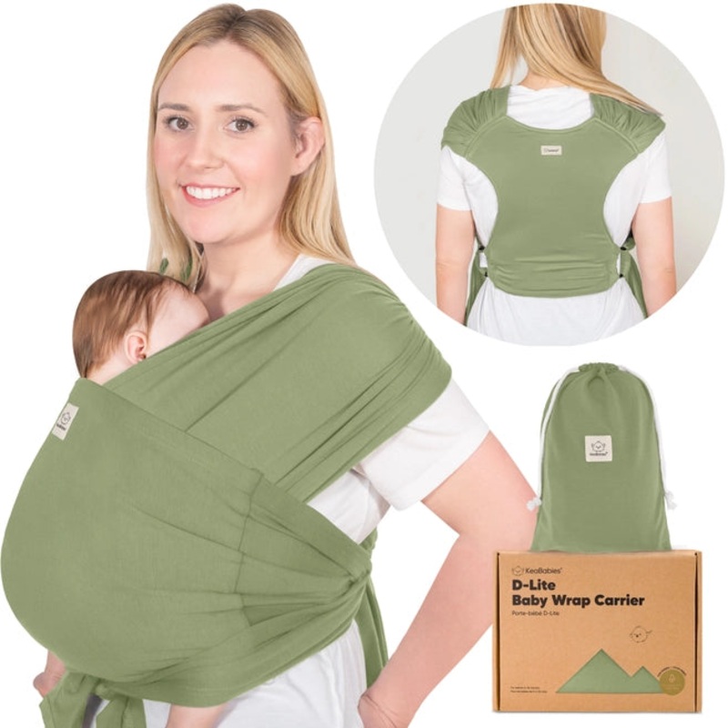 Keababies D-Lite Wrap Carrier Dusty Olive