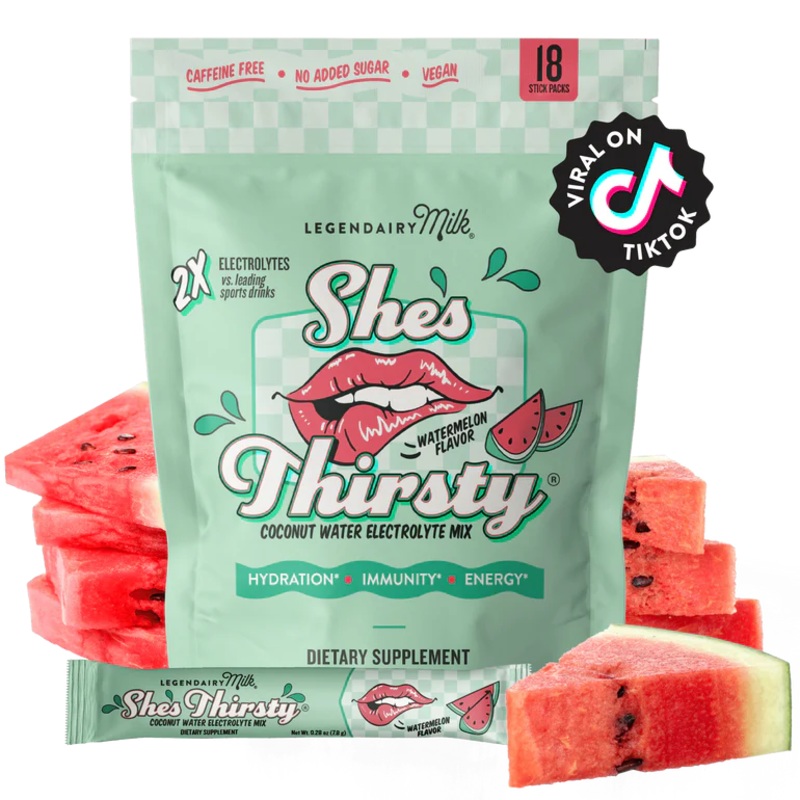 Legendairy Milk Shes Thirsty Coconut Water Electrolyte Mix Watermelon